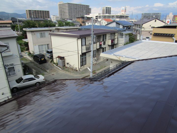 長野市中越屋根塗り替え工事