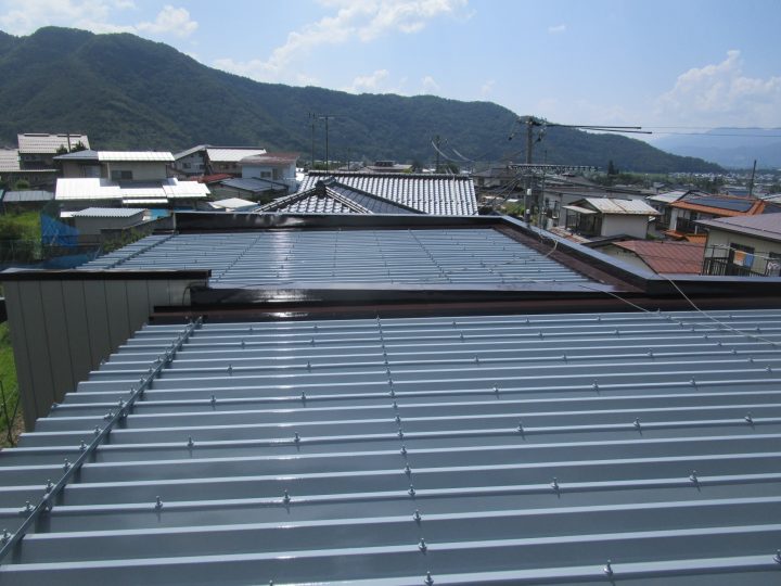 長野市　アパート屋根塗装工事