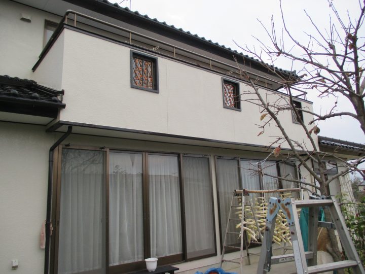 長野市御厨外壁塗り替え工事