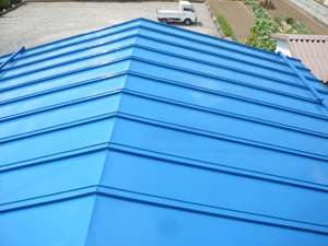 長野市トタン屋根塗装工事