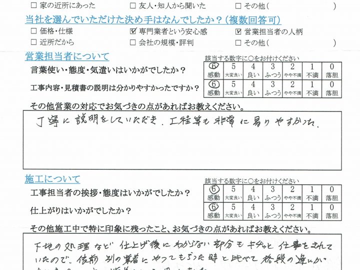 長野市M様