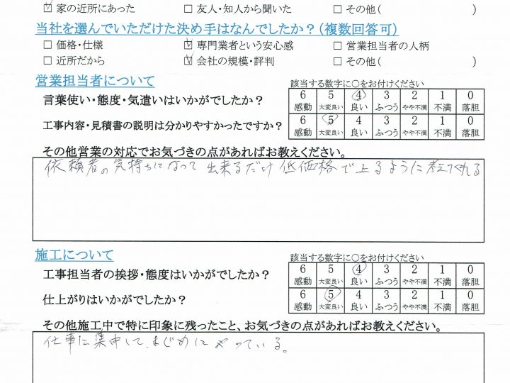 信濃町S様