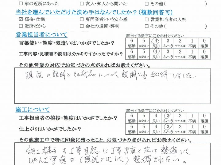 長野市Ｍ様