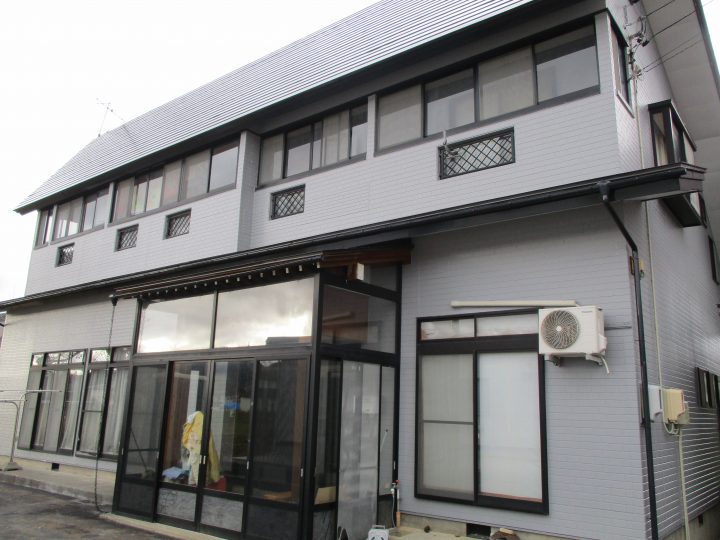 飯山市M様　外壁・屋根塗装工事