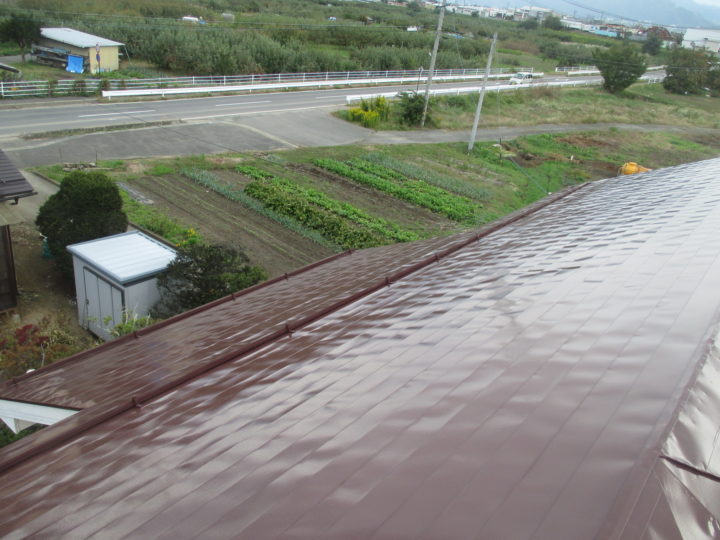 長野市S様　屋根塗装工事　