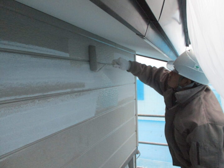 外壁上塗り