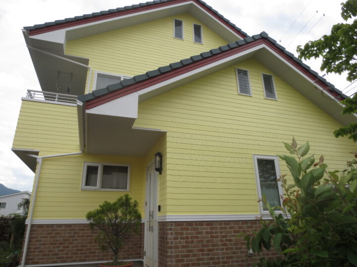 千曲市の外壁塗装工事 施工事例紹介 長野市 上田市 外壁塗装 屋根塗装専門店トラスト 活動ブログ 長野の外壁塗装 屋根塗装専門店トラスト 品質にこだわりを持った塗装工事