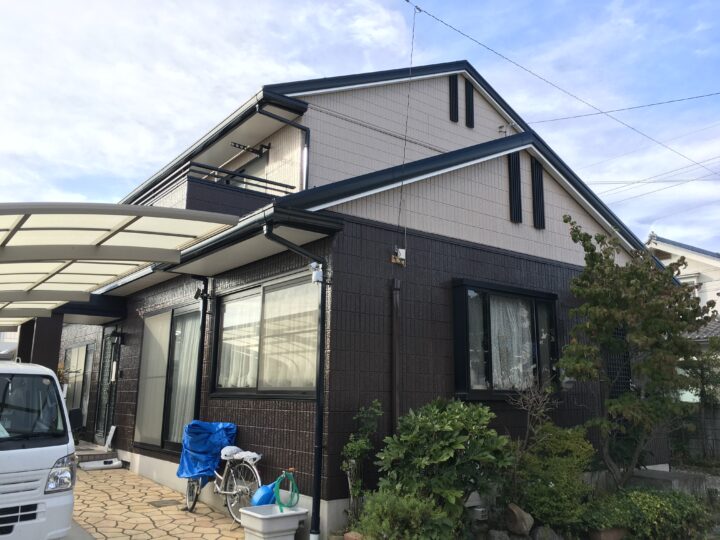 上田市A様　外壁・屋根塗装工事