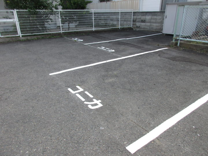 長野市Y様　駐車場ライン引き工事