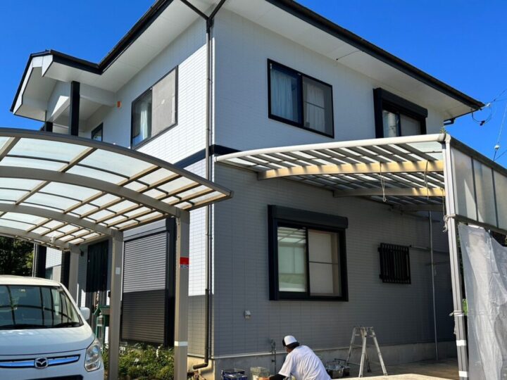 長野市O様　外壁・屋根塗装・一部外壁張り替え工事