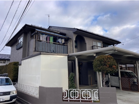長野市M様　屋根・外壁塗装・玄関リフォーム工事