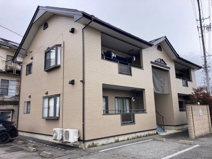 上田市アパート 屋根・外壁塗装工事