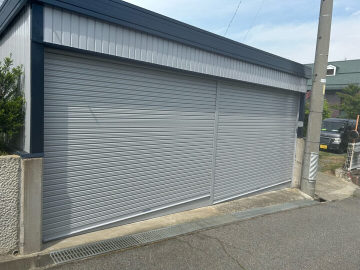 長野市Ｋ様　シャッター塗装工事