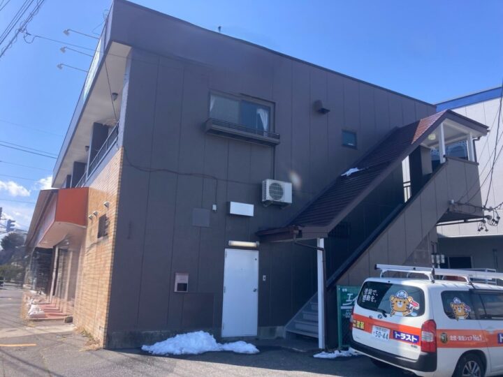 安曇野市アパート　屋根外壁塗装工事