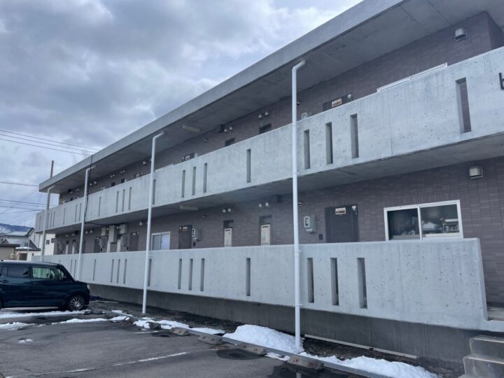 岡谷市アパート　外壁塗装工事
