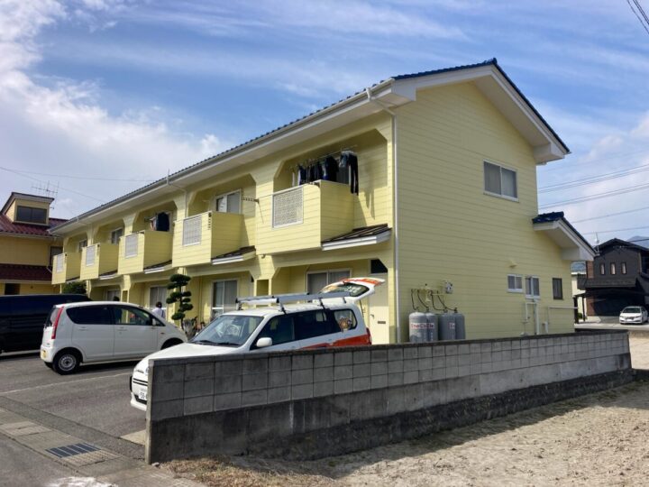 千曲市アパート　外壁塗装工事