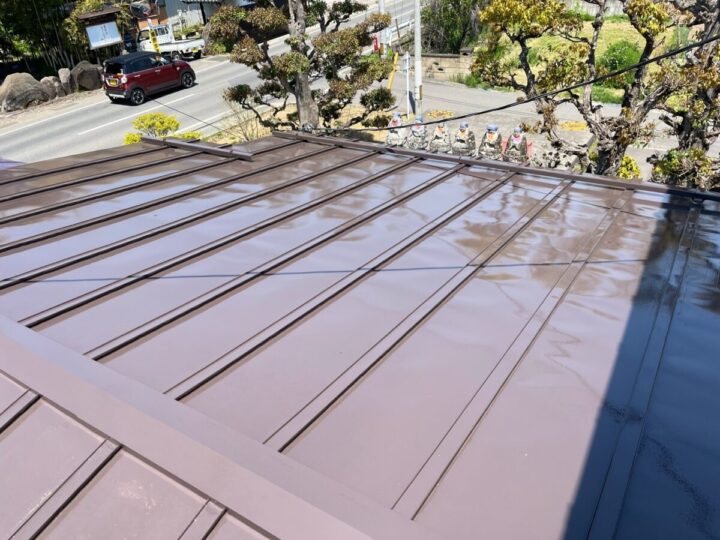 千曲市K様　屋根塗装工事