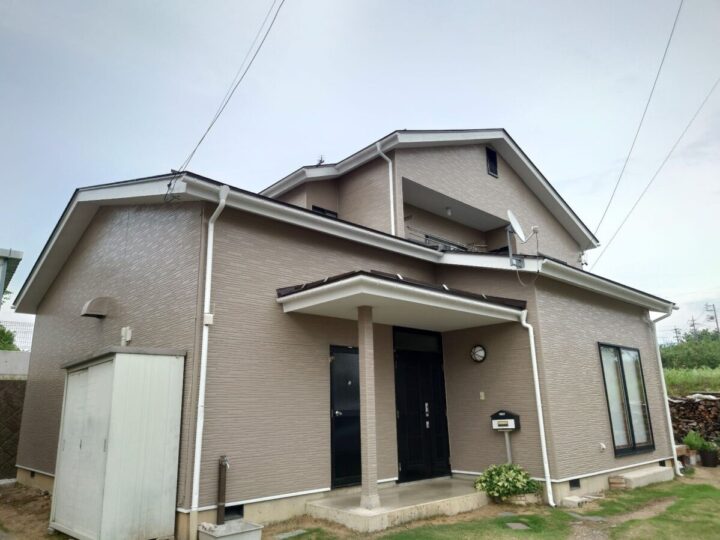 中野市W様　外壁・屋根塗装工事