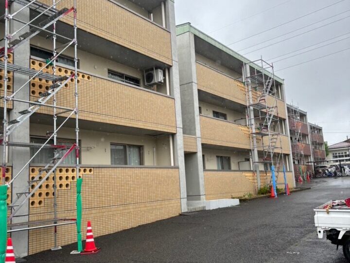 松本市アパート　外壁塗装工事