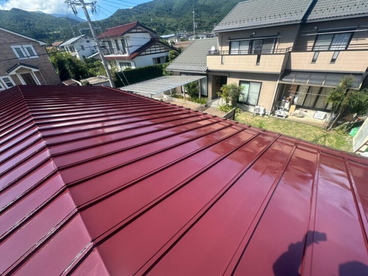 長野市W様　屋根塗装工事