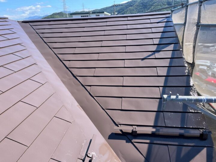 千曲市Ⅰ様　屋根塗装・外壁コーキング工事