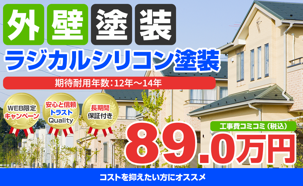 スーパーラジカルシリコンGH塗装 89.0万円