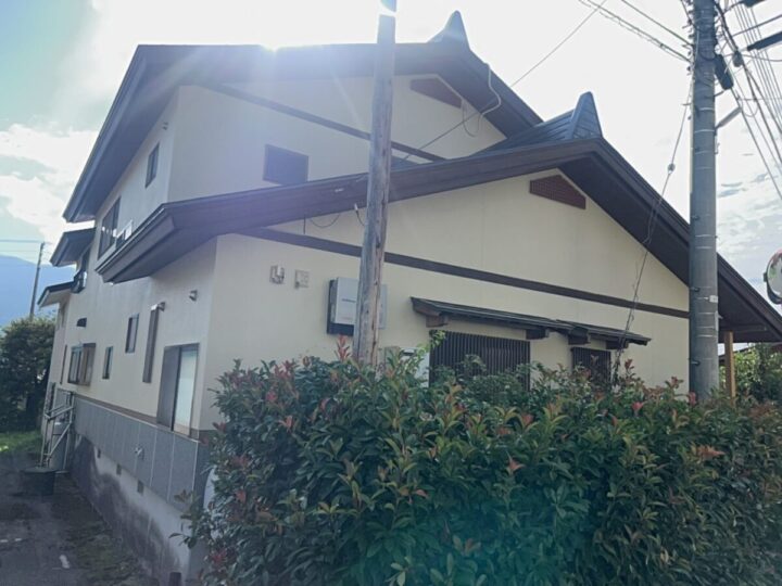 飯山市Ｕ様　屋根・外壁塗装工事