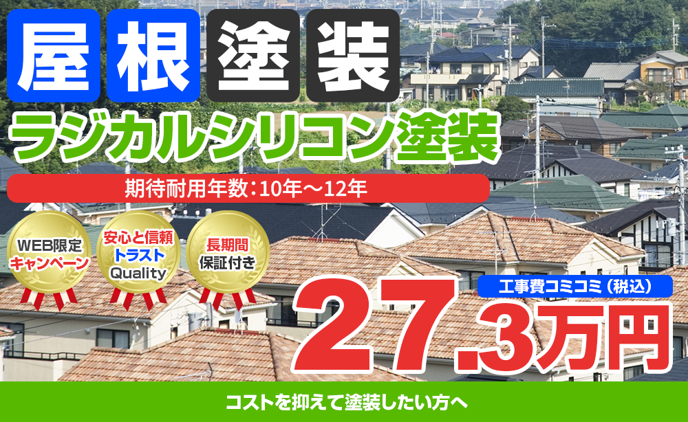 アレスダイナミックルーフ塗装 27.3万円