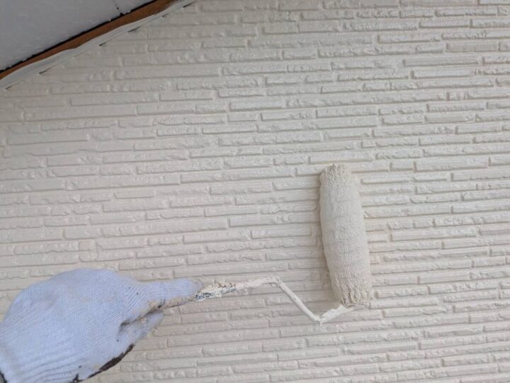 外壁上塗り(2回目)