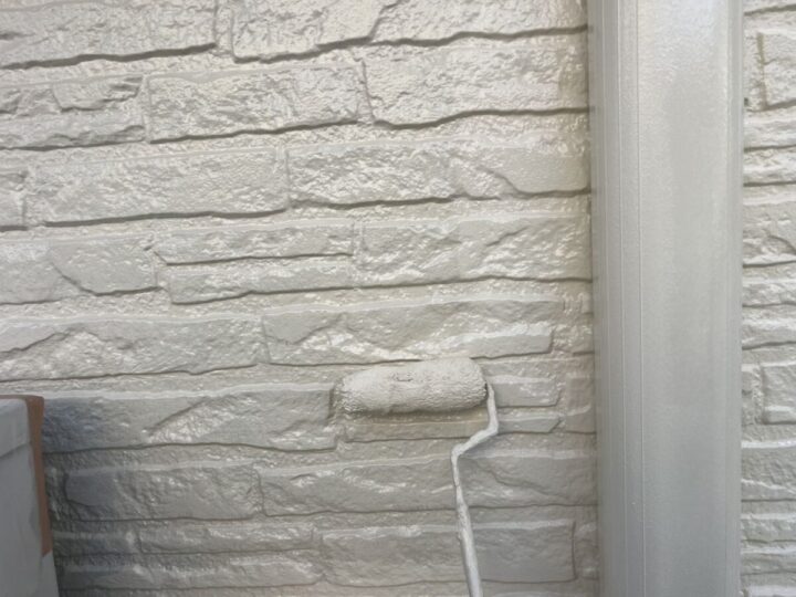 外壁上塗り(2回目)