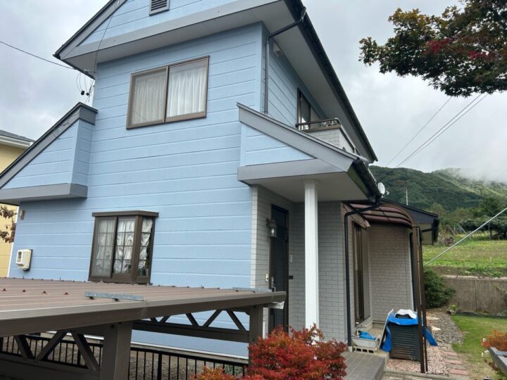 上水内郡　H様　外装塗装工事
