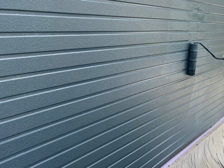 外壁上塗り(2回目)