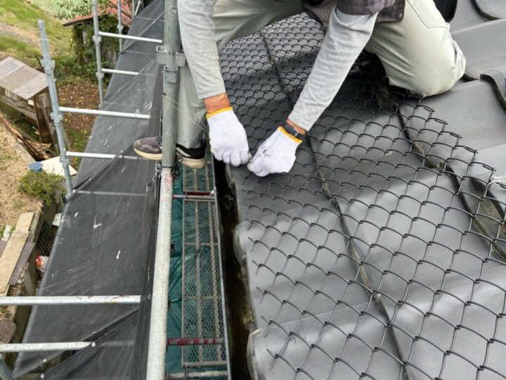 スノーネット取付