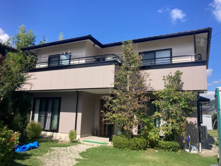 坂城町K様　外装塗装工事