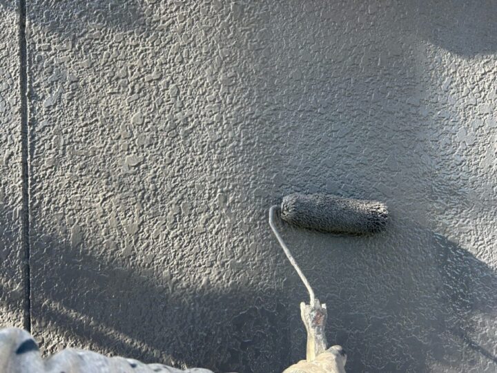 外壁上塗り(2回目)