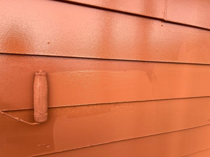 外壁上塗り(2回目)