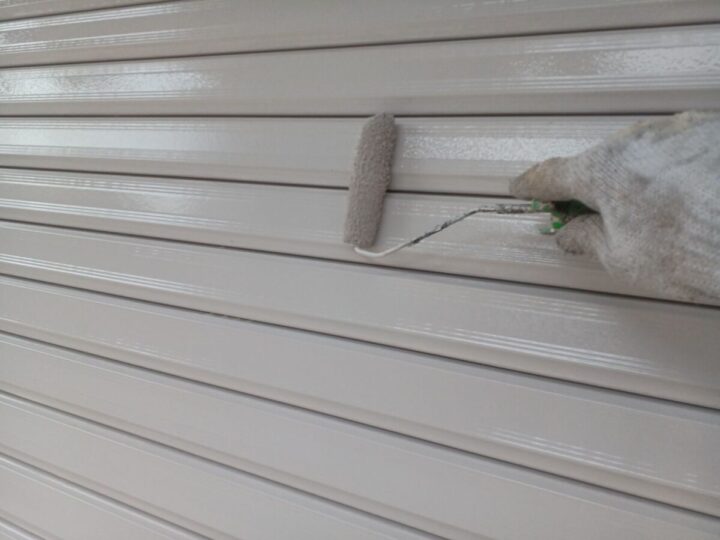 外壁上塗り(2回目)