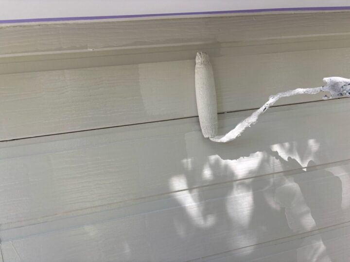 外壁上塗り(2回目)