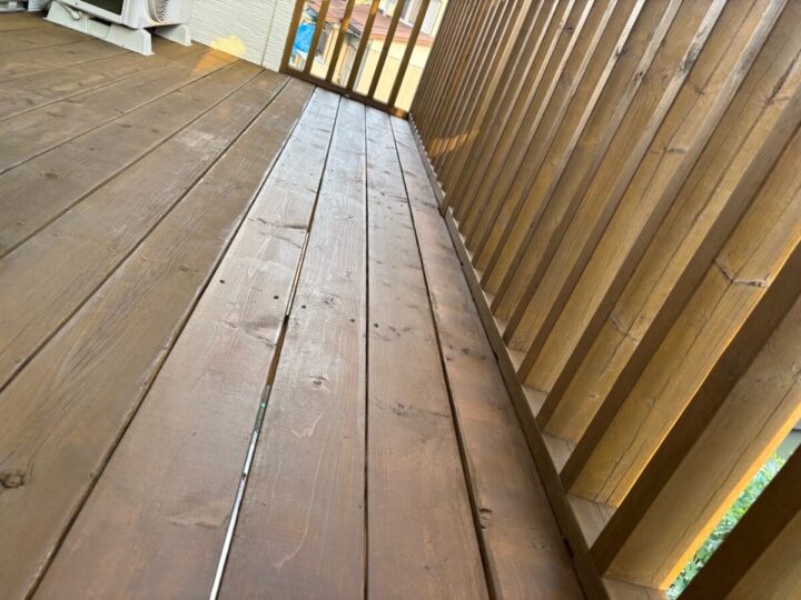 長野市K様　ベランダ改修塗装工事