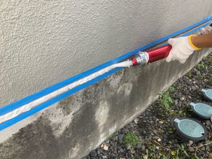 コーキング材注入