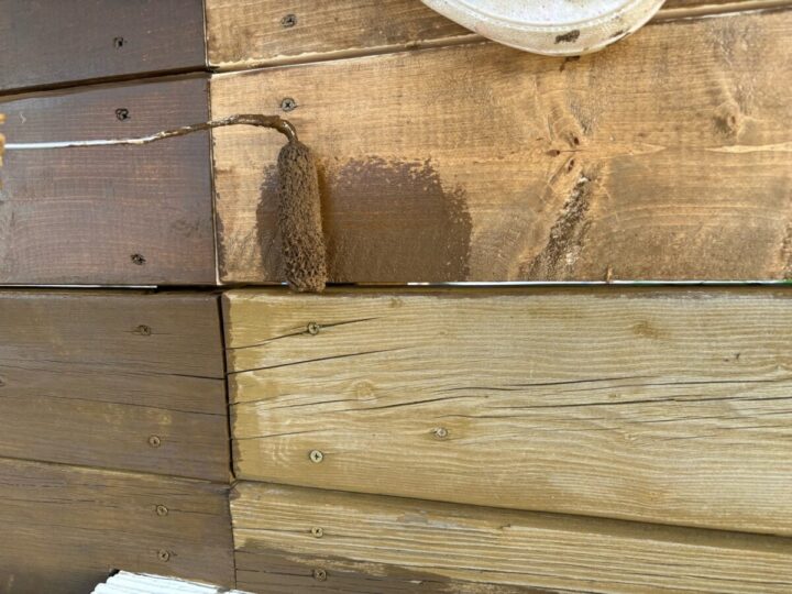 木部用塗料上塗り