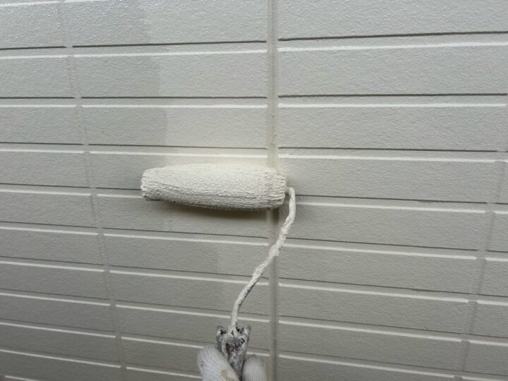 外壁上塗り(2回目)