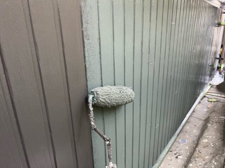 外壁上塗り(2回目)