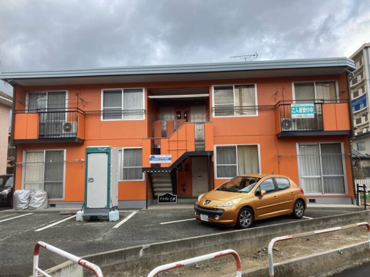 長野市アパート屋根・外壁塗装工事