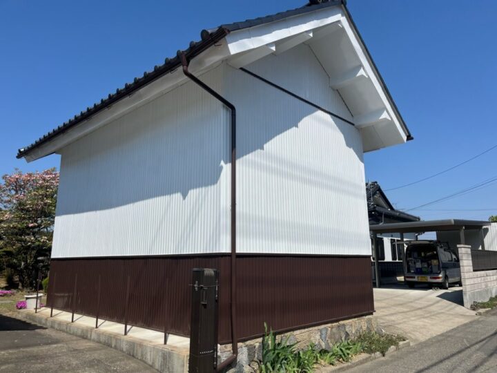 千曲市Ｍ様　土蔵外壁塗装工事