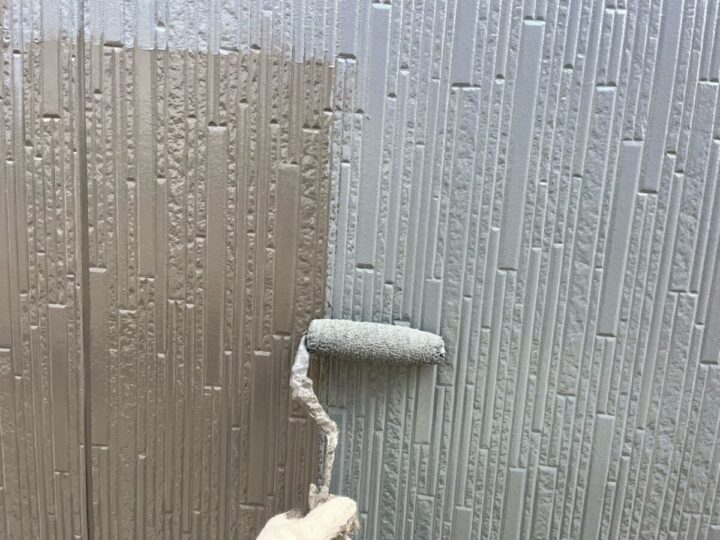 外壁上塗り(2回目)