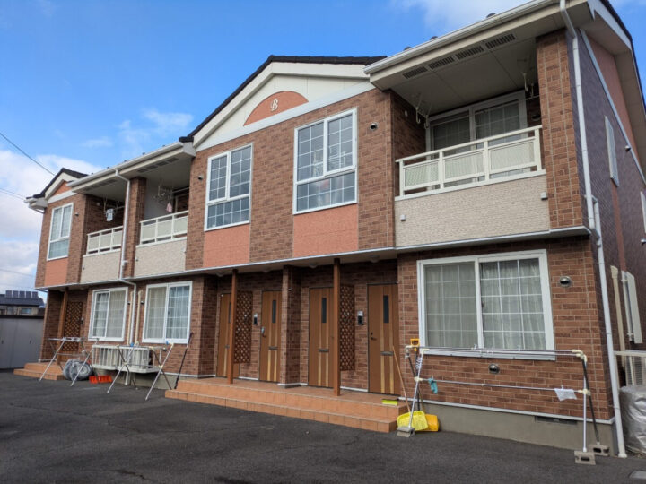 千曲市アパート　外壁塗装工事