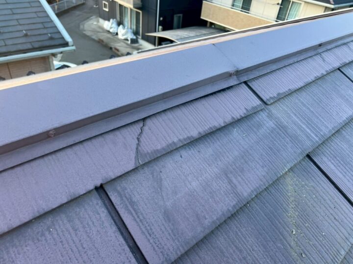 長野市M様　スレート瓦簡易補修