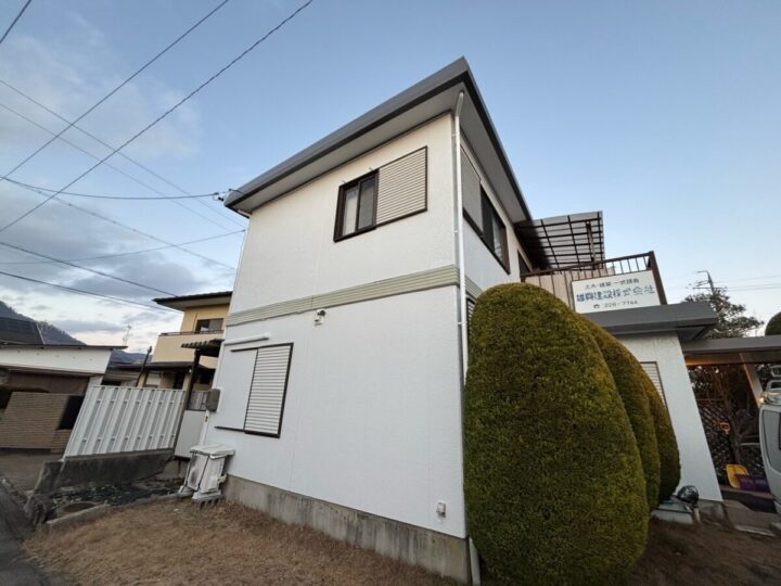 長野市貸家 一部屋根・一部外壁塗装工事