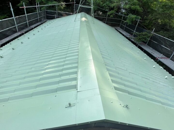 佐久市N様　屋根塗装工事